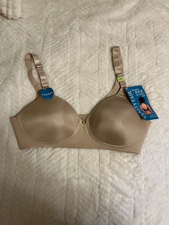 Vanity Fair Other - Vanity Fair Beige Smooth Wirefree T-Shirt Bra 34B